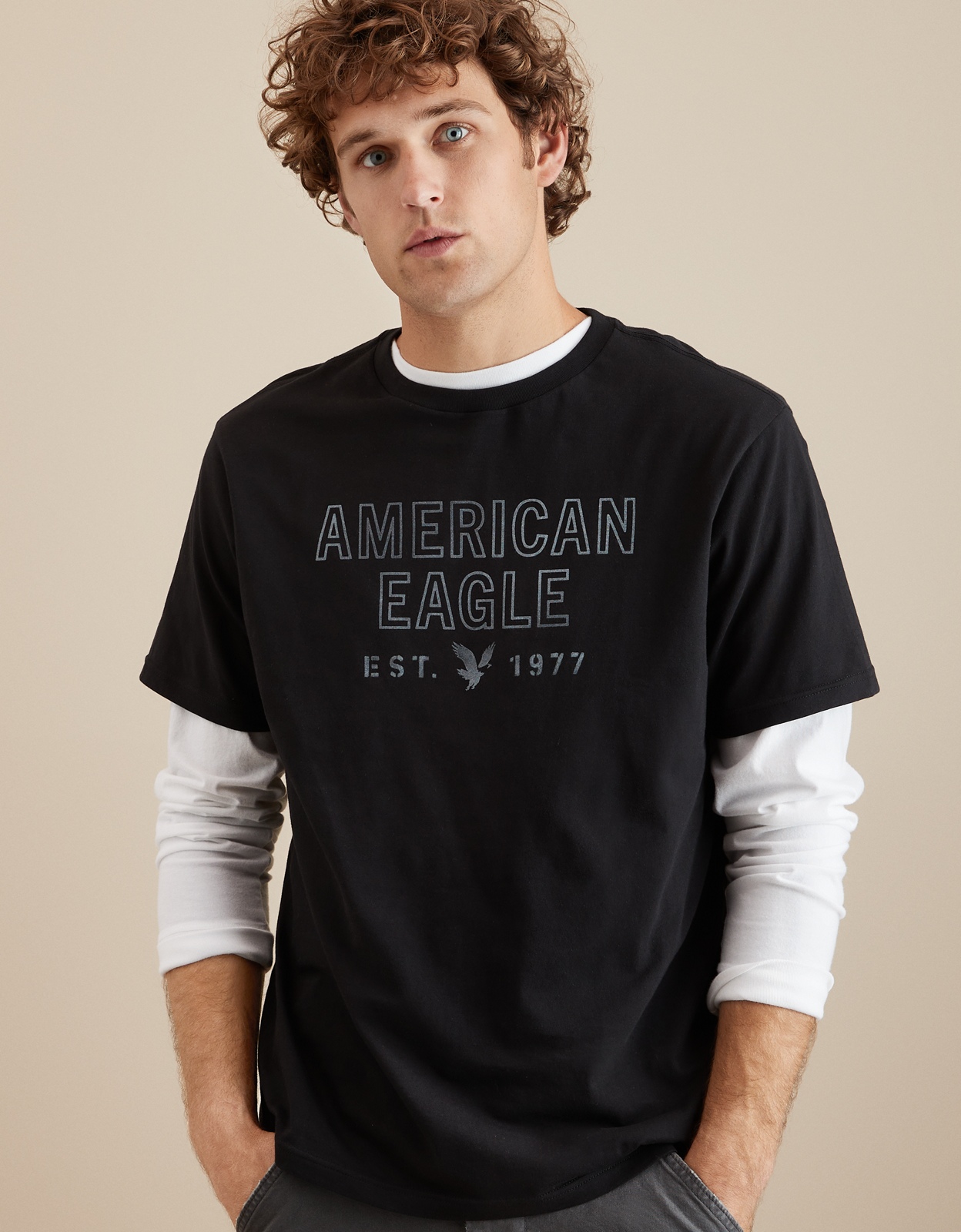 Logo T-Shirt Men's Fender Eagle Crewneck Graphic T Shirt