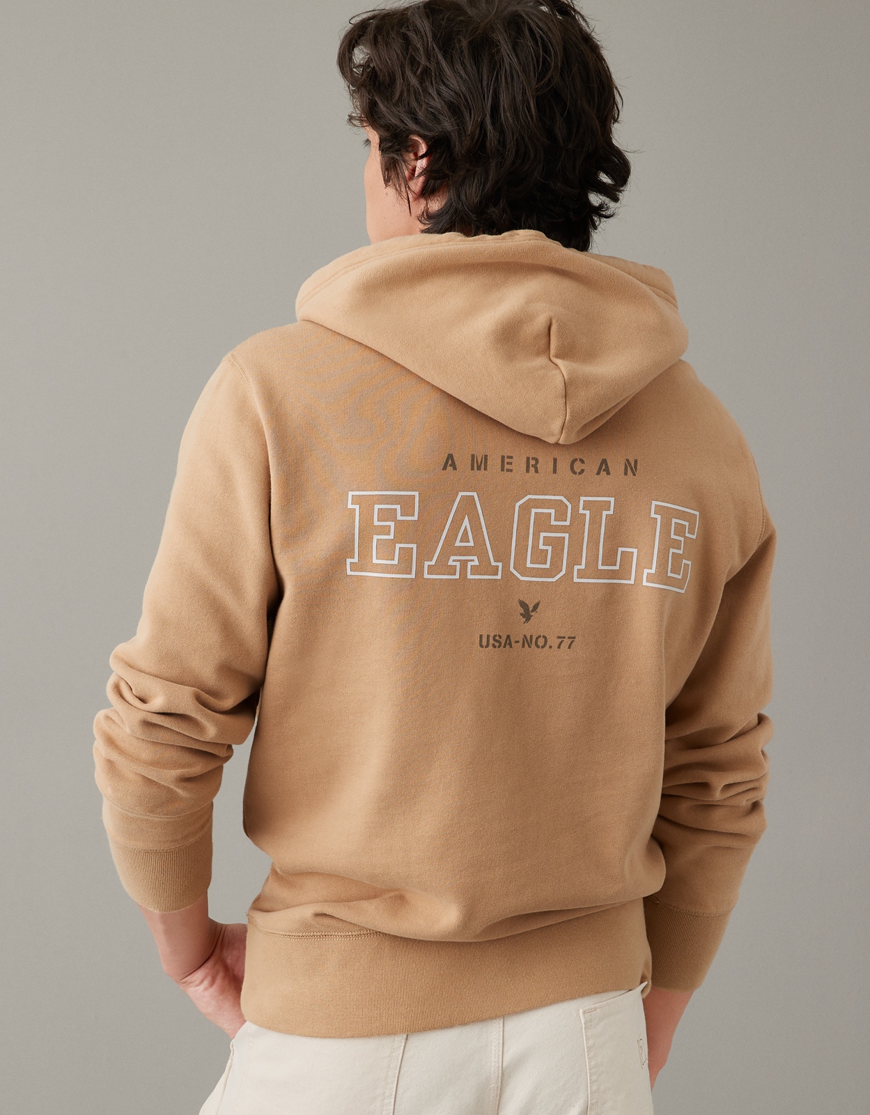 Buy AE Super Soft Graphic Hoodie online American Eagle Outfitters