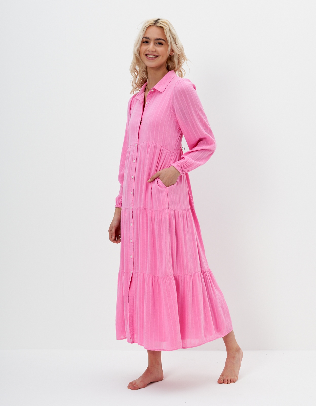 Ae button on sale down midi dress