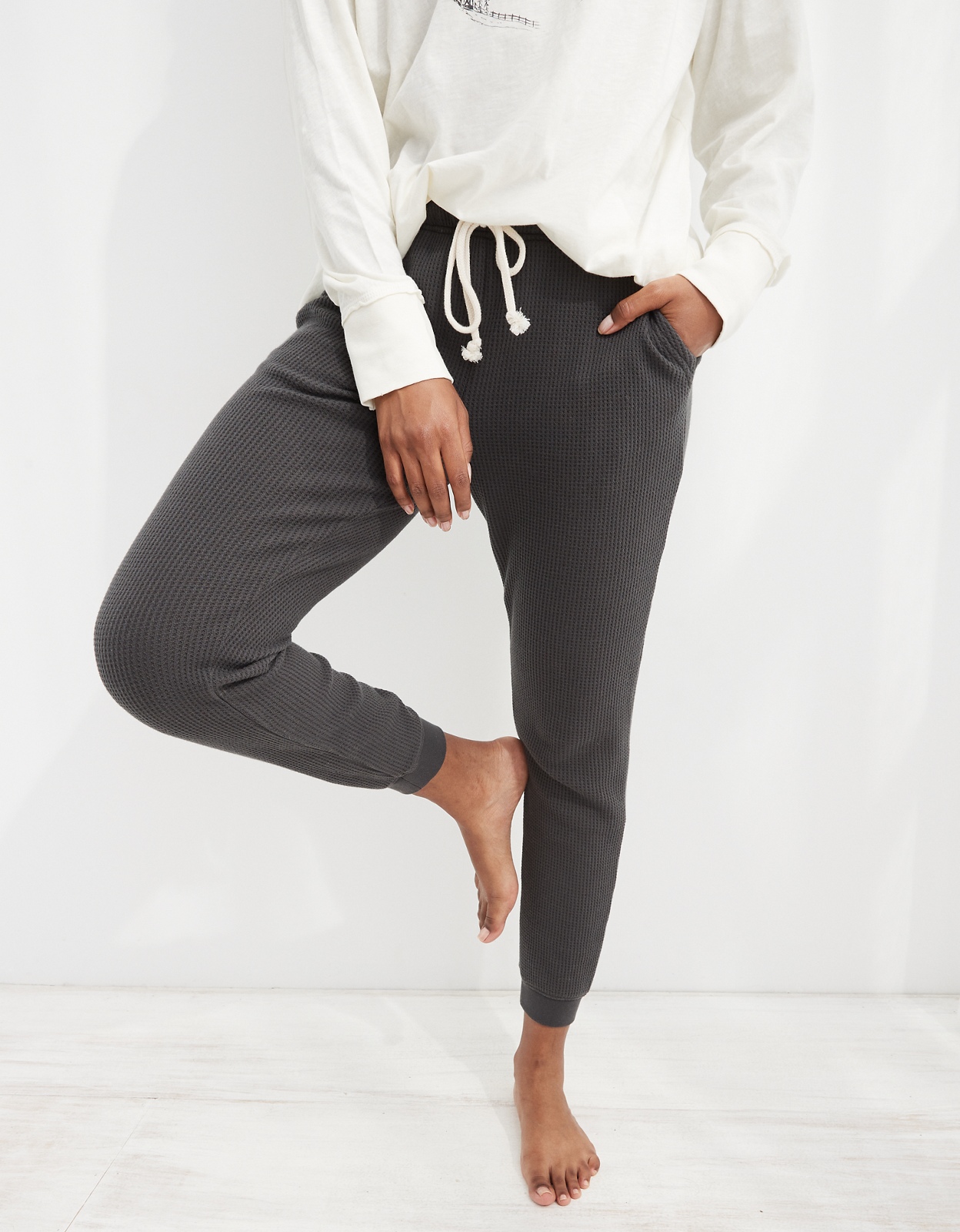 Aerie Waffle Jogger