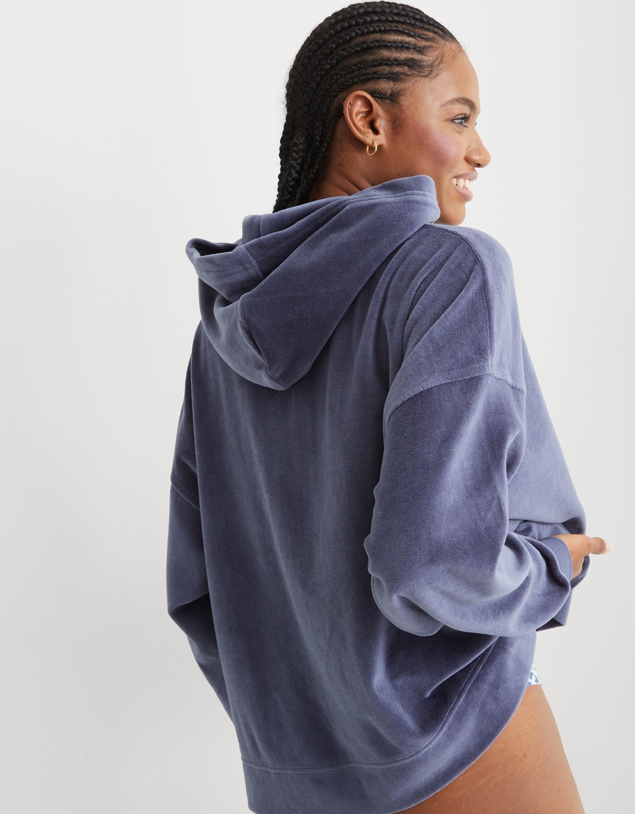 Aerie velour sweatshirt online