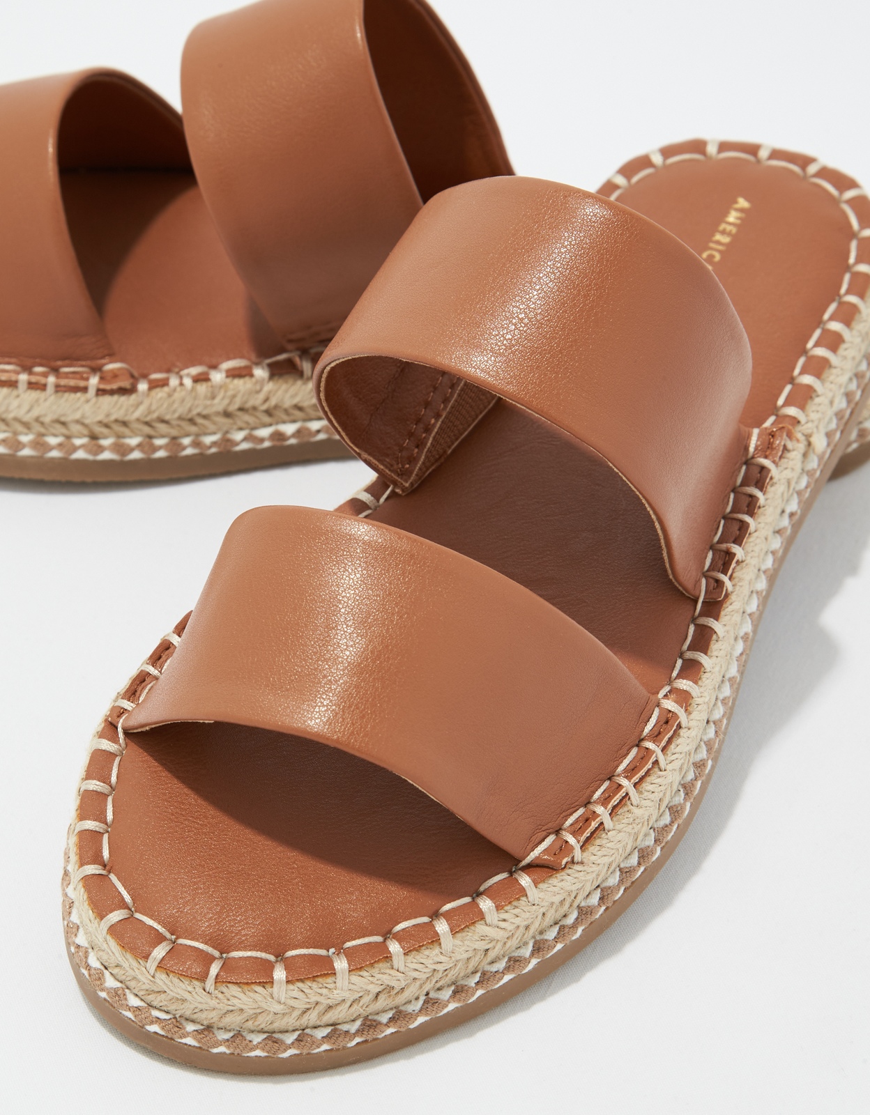 Shop AE Double Band Espadrille Sandal online American Eagle