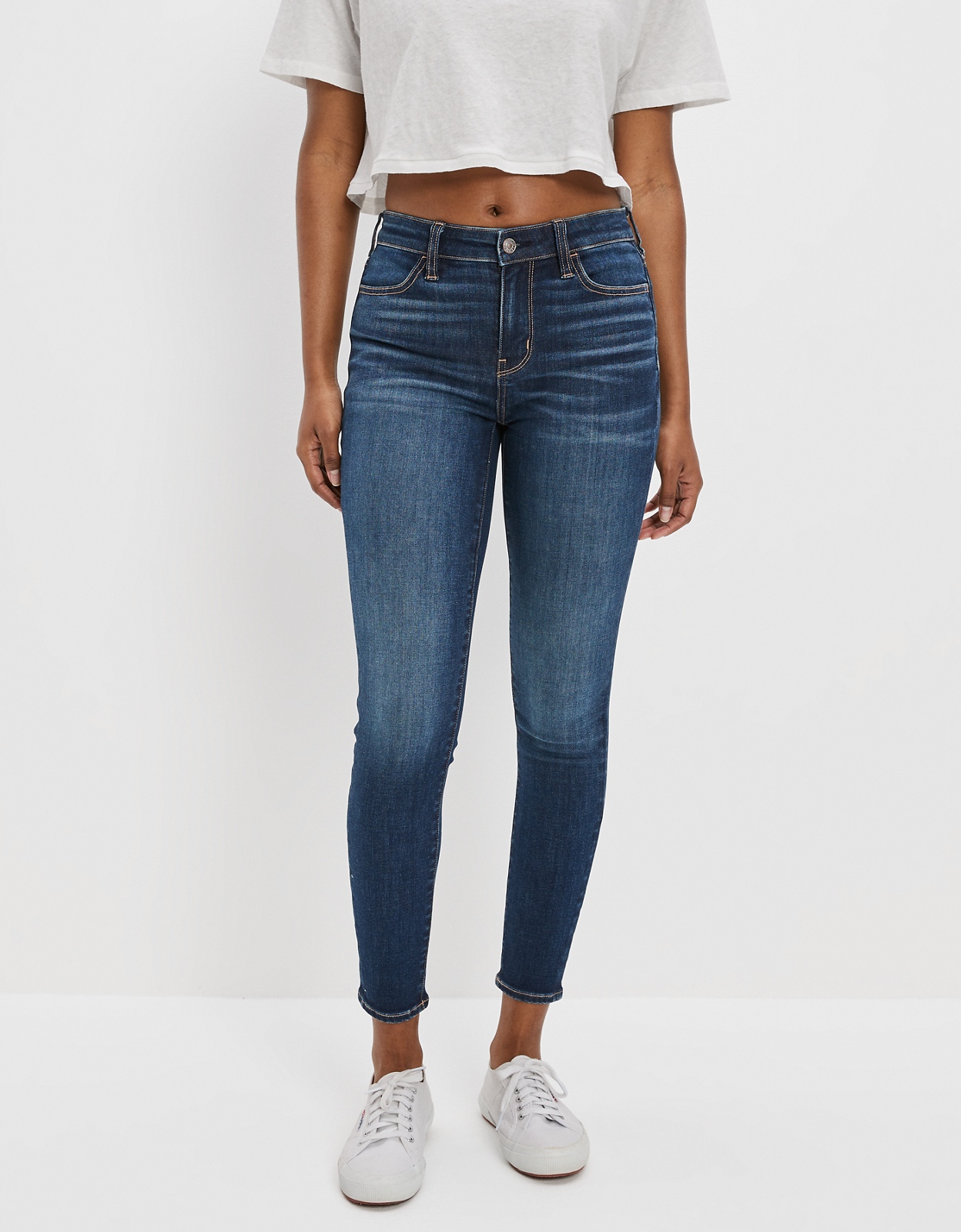 Shop AE Ne(x)t Level High-Waisted Jegging Crop online | American Eagle ...