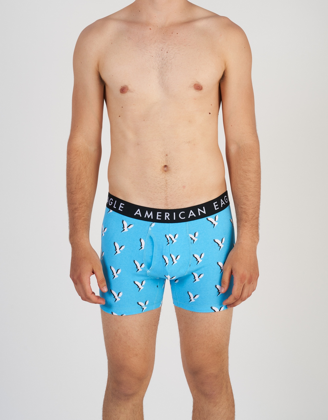 Buy American Eagle Pack Of 3 Logo Waistband Trunks In Multiple Colors