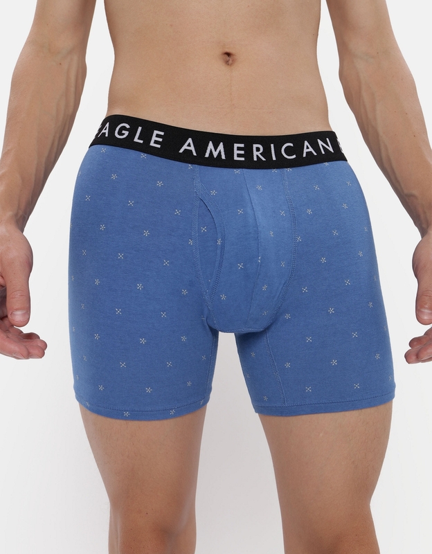 American Eagle Outfitters, Underwear & Socks, American Eagle Outfitters Mens  Boxer Brief Blue White Mushroom Size L