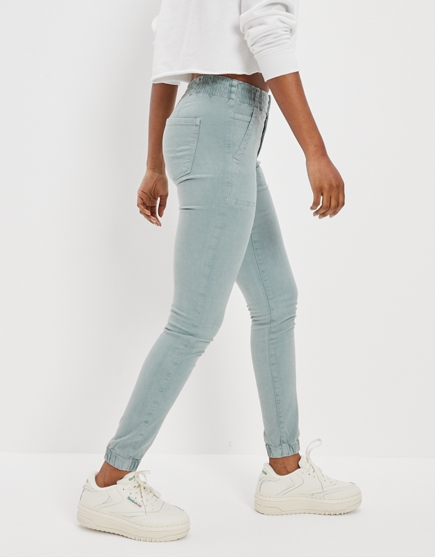 Shop AE Stretch High-Waisted Jegging Jogger online