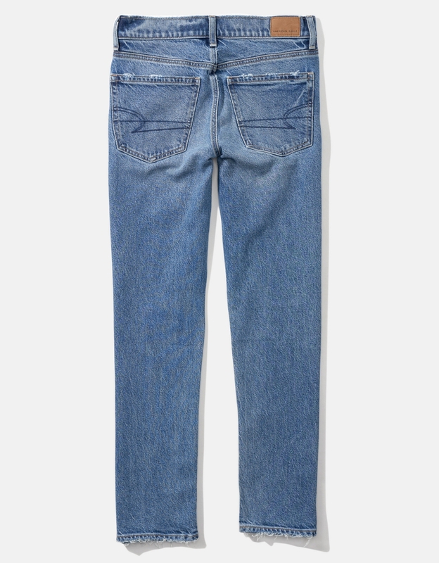 Premium Crossover High-Waisted Denim Jeans (Final Sale)