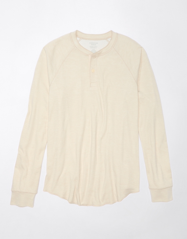 AE Legend Dual-Layer Long-Sleeve Henley T-Shirt