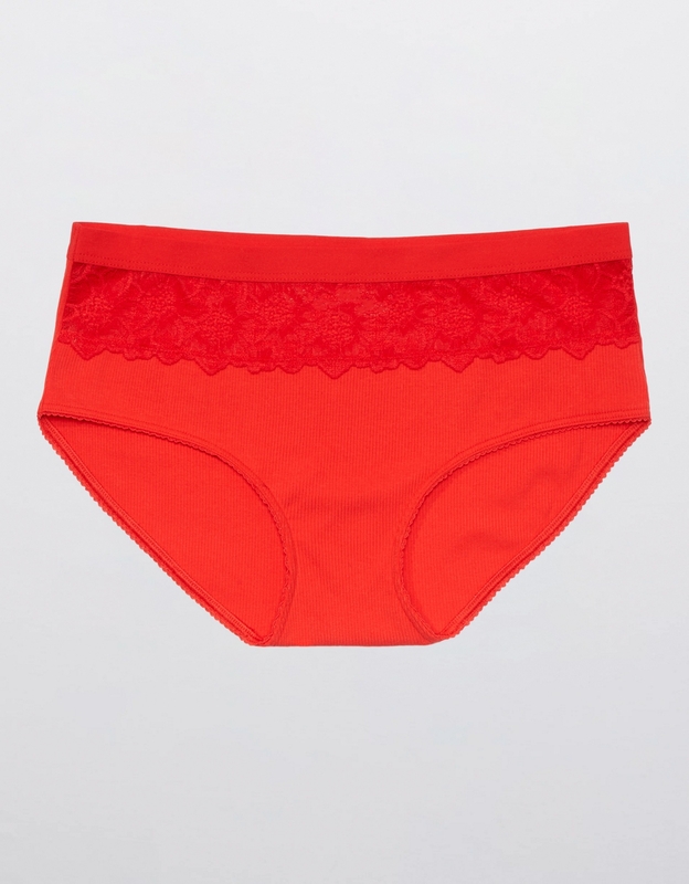 Buy Aerie Island Breeze Lace Lurex Cheeky Underwear online