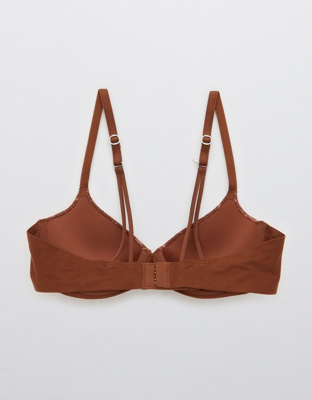 Shop Aerie Real Sunnie Blossom Lace Demi Bra online